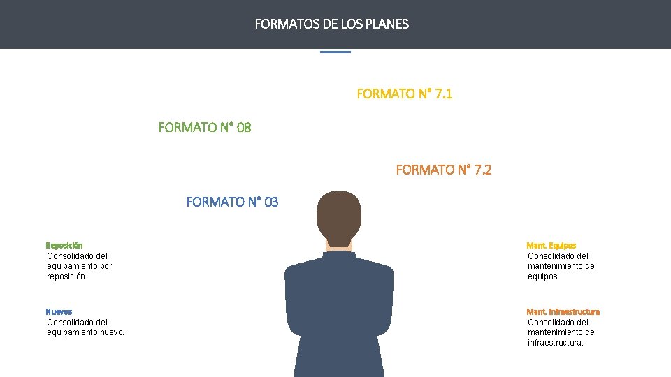 FORMATOS DE LOS PLANES 3 FORMATO N° 7. 1 FORMATO N° 08 FORMATO N°