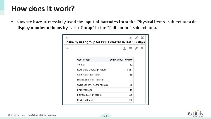 How does it work? • Now we have successfully used the input of barcodes How does it work? • Now we have successfully used the input of barcodes