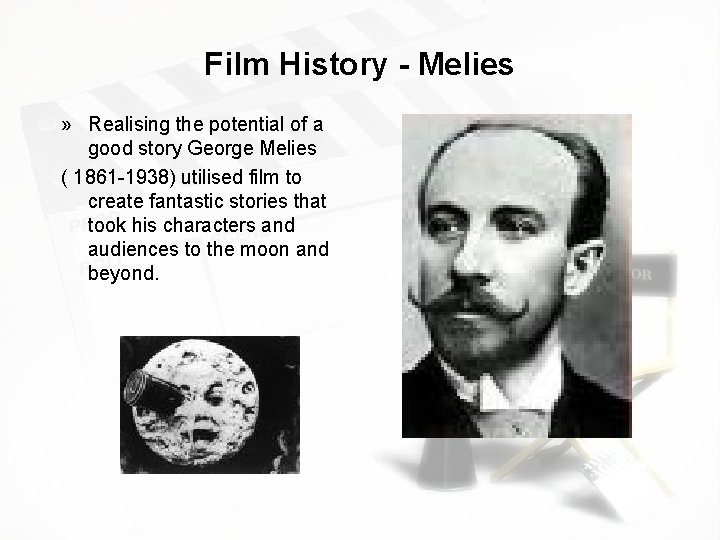 Film History - Melies » Realising the potential of a good story George Melies