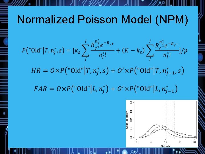 Normalized Poisson Model (NPM) 
