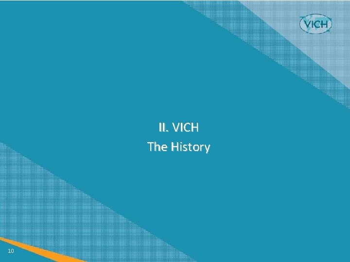 II. VICH The History 10 