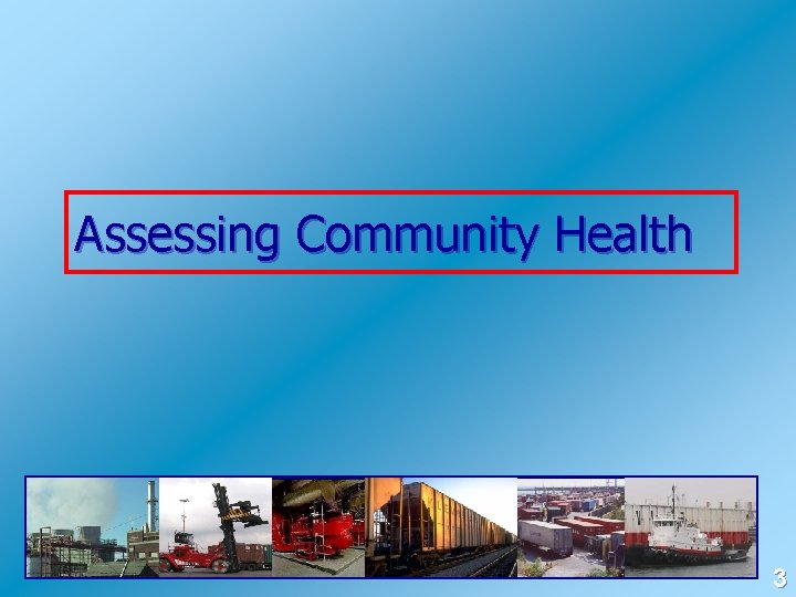 Assessing Community Health 3 