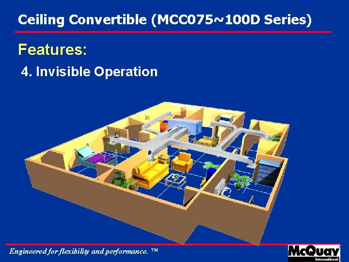 Ceiling Convertible MCC 075100 D Series MCC 075100