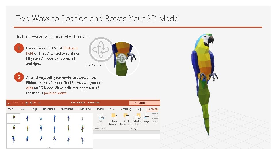 Bring Your Presentations to Life with 3 D