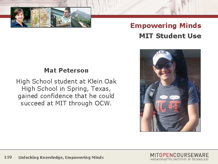Empowering Minds MIT Student Use Mat Peterson High School student at Klein Oak High
