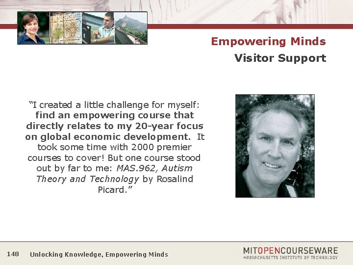 Empowering Minds Visitor Support “I created a little challenge for myself: find an empowering