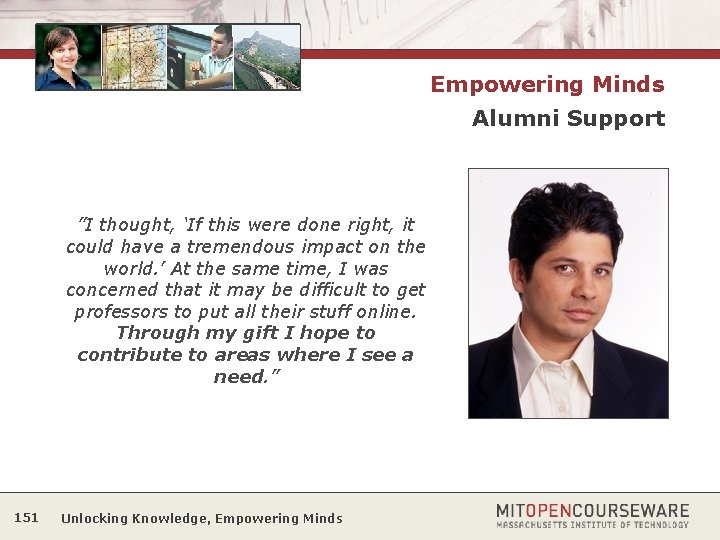 Empowering Minds Alumni Support ”I thought, ‘If this were done right, it could have