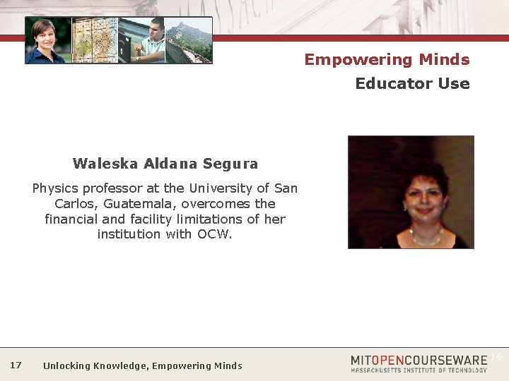 Empowering Minds Educator Use Waleska Aldana Segura Physics professor at the University of San