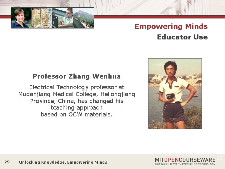 Empowering Minds Educator Use Professor Zhang Wenhua Electrical Technology professor at Mudanjiang Medical College,