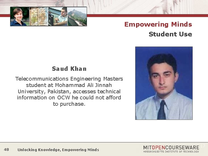 Empowering Minds Student Use Saud Khan Telecommunications Engineering Masters student at Mohammad Ali Jinnah