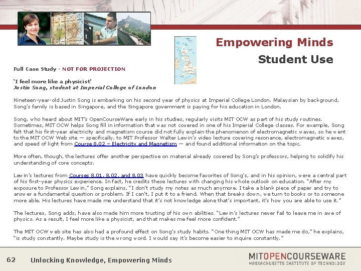 Empowering Minds Student Use Full Case Study - NOT FOR PROJECTION ‘I feel more