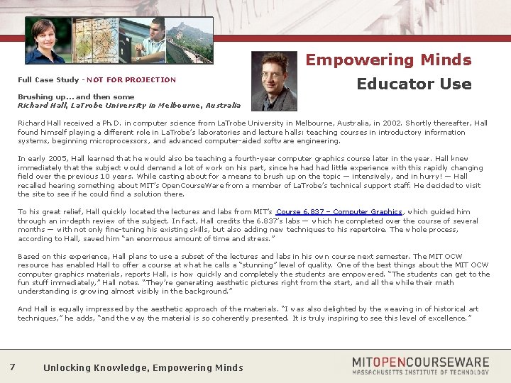 Empowering Minds Full Case Study - NOT FOR PROJECTION Brushing up… and then some