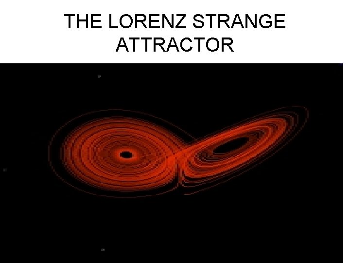 THE LORENZ STRANGE ATTRACTOR 