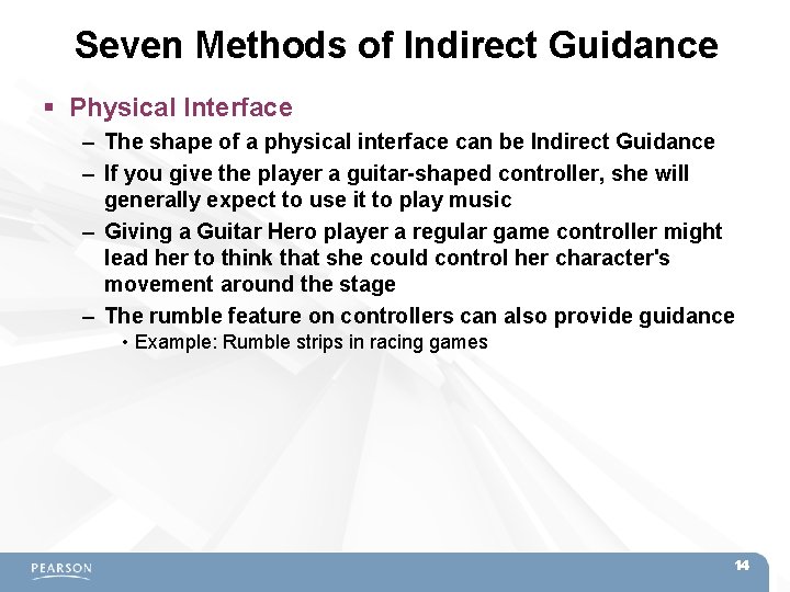 Seven Methods of Indirect Guidance Physical Interface – The shape of a physical interface