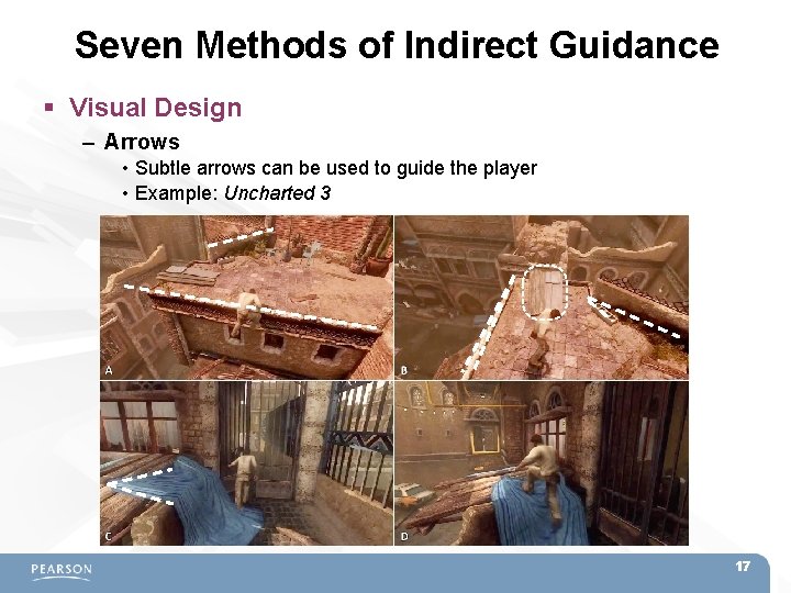 Seven Methods of Indirect Guidance Visual Design – Arrows • Subtle arrows can be