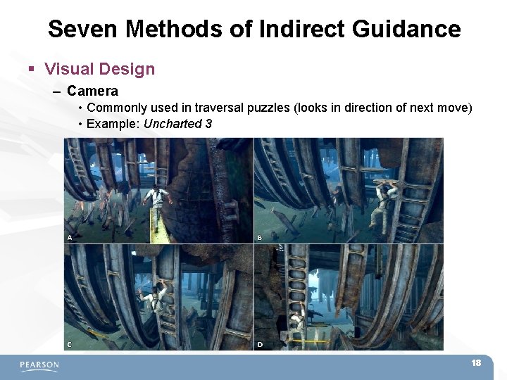 Seven Methods of Indirect Guidance Visual Design – Camera • Commonly used in traversal