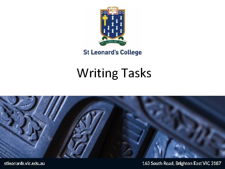 Writing Tasks 