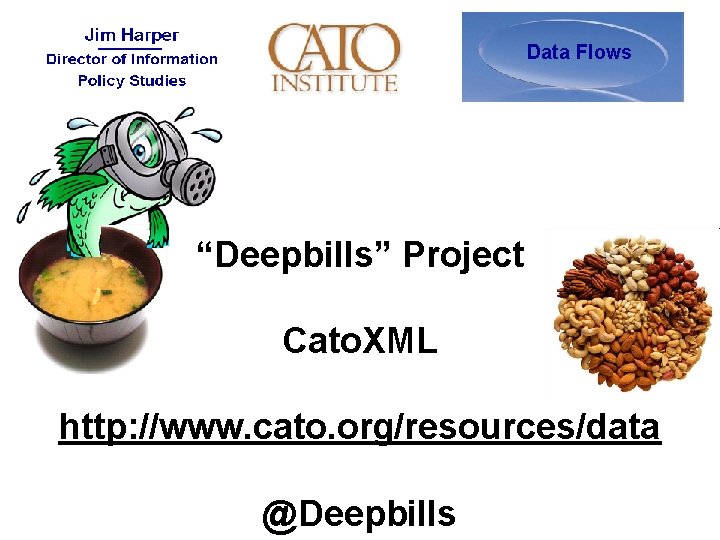 Data Flows “Deepbills” Project Cato. XML http: //www. cato. org/resources/data @Deepbills 