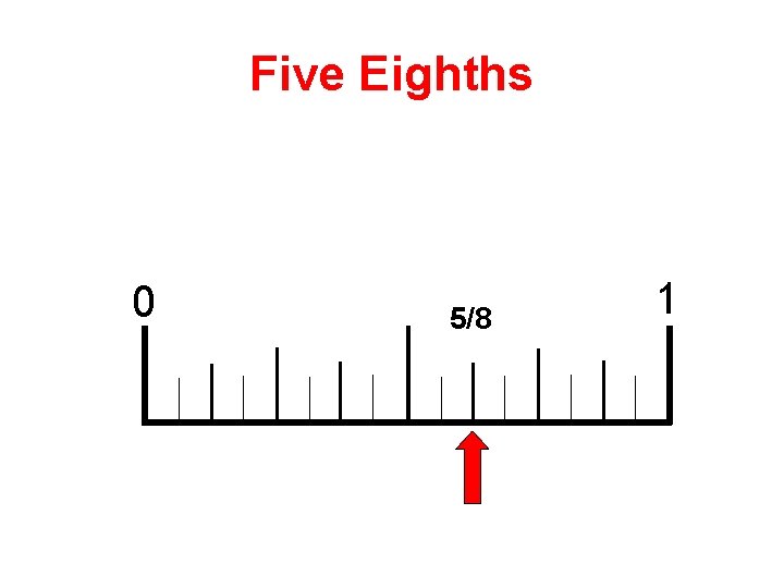 Five Eighths 0 5/8 1 
