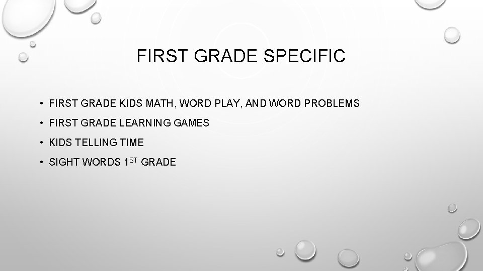 FIRST GRADE SPECIFIC • FIRST GRADE KIDS MATH, WORD PLAY, AND WORD PROBLEMS •