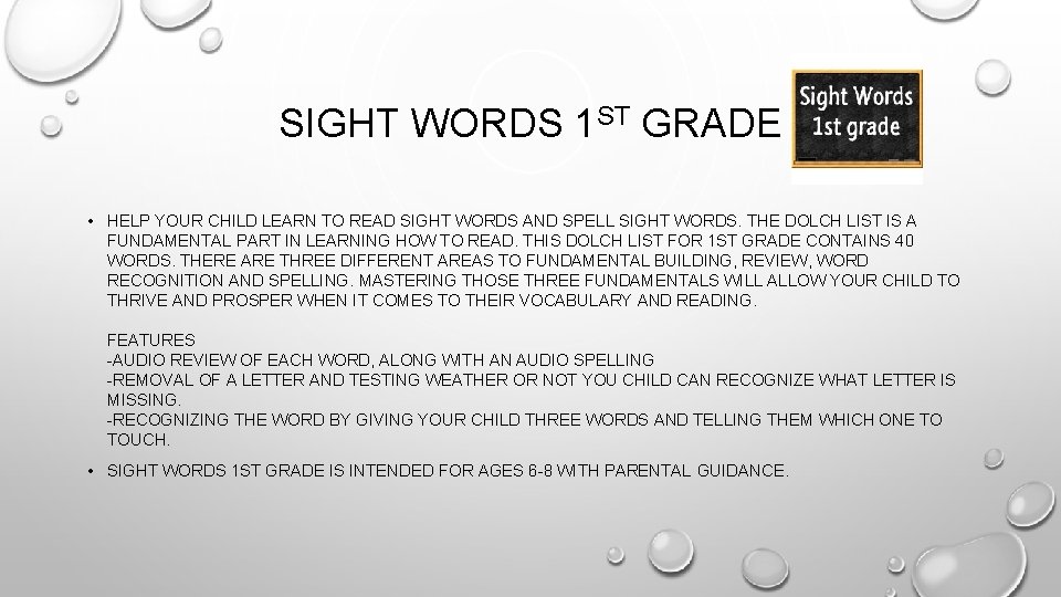 SIGHT WORDS 1 ST GRADE • HELP YOUR CHILD LEARN TO READ SIGHT WORDS