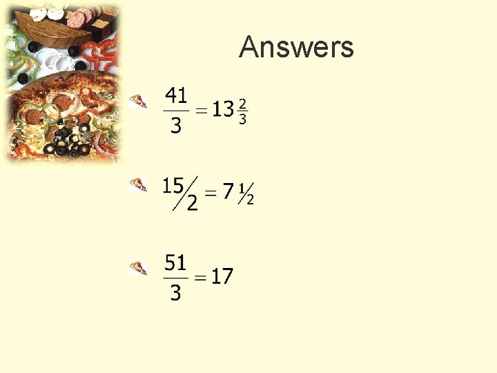 Answers 