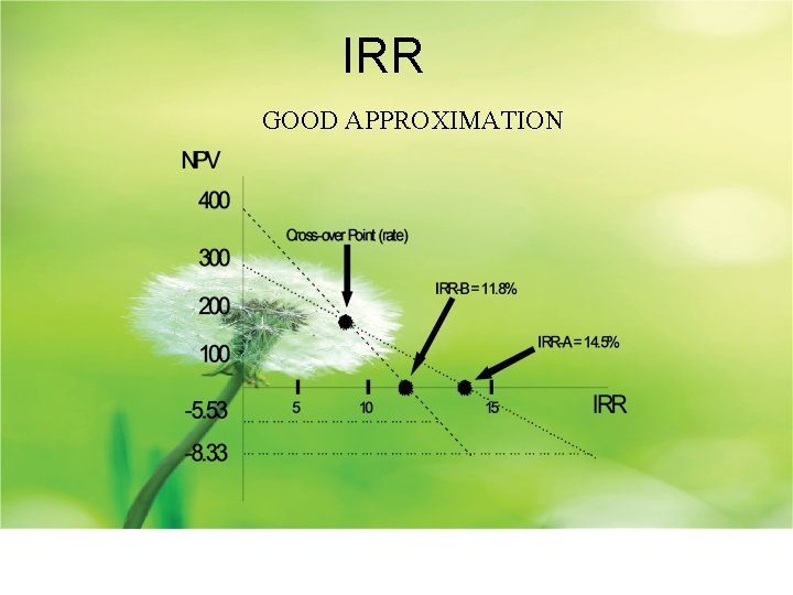 IRR GOOD APPROXIMATION 