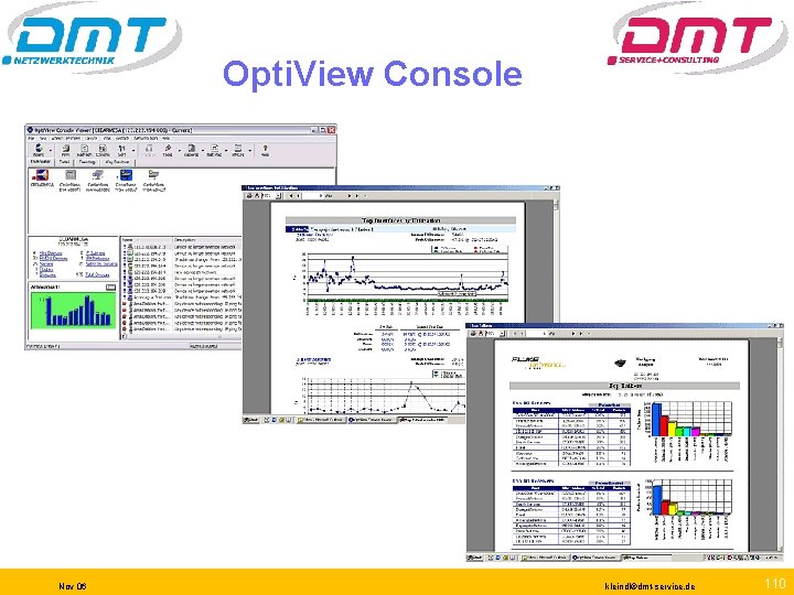 Opti. View Console Nov 06 kleindl©dmt-service. de 110 