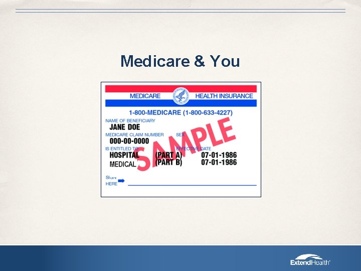 Medicare & You 