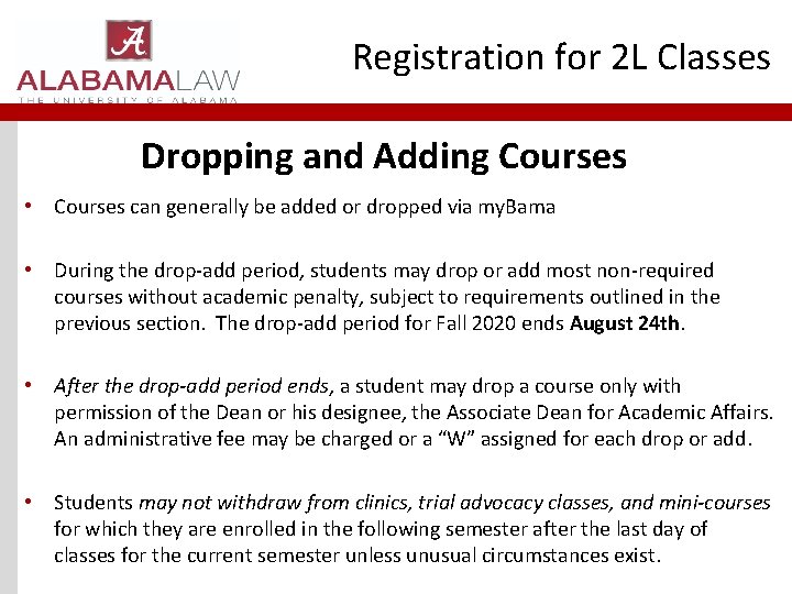 Fall 2020 CLASSES Some classes will be taught