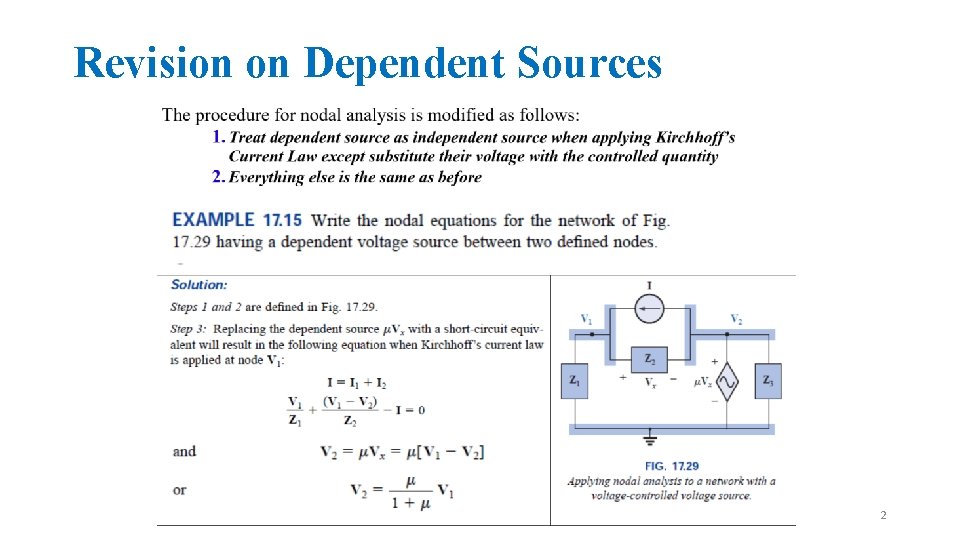 Revision on Dependent Sources 2 