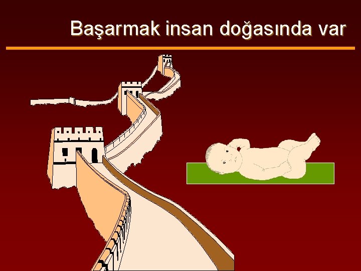 Başarmak insan doğasında var 