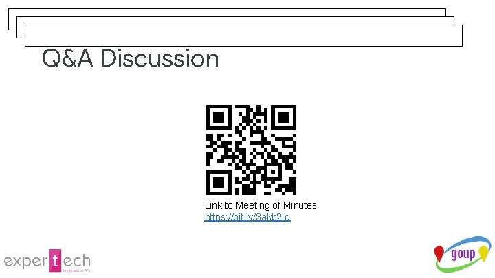 Q&A Discussion Link to Meeting of Minutes: https: //bit. ly/3 akb 2 Iq 