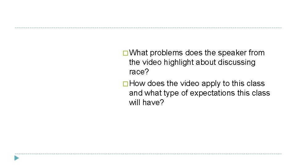 � What problems does the speaker from the video highlight about discussing race? �