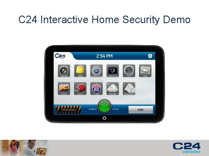 C 24 Interactive Home Security Demo 