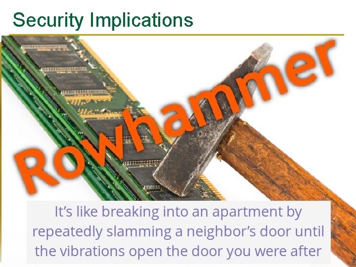 Security Implications 3 