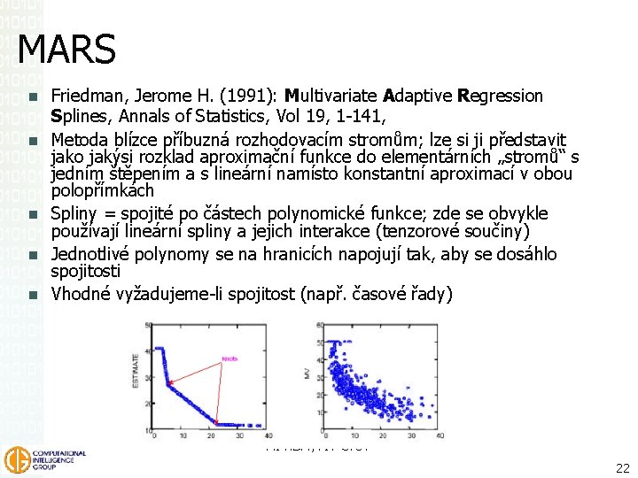 MARS Friedman, Jerome H. (1991): Multivariate Adaptive Regression Splines, Annals of Statistics, Vol 19,