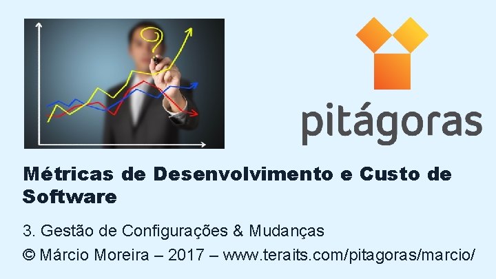 Métricas de Desenvolvimento e Custo de Software 3. Gestão de Configurações & Mudanças ©