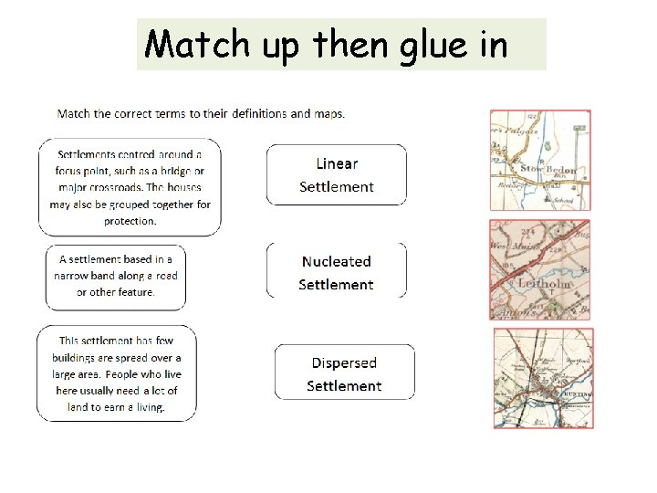 Match up then glue in 