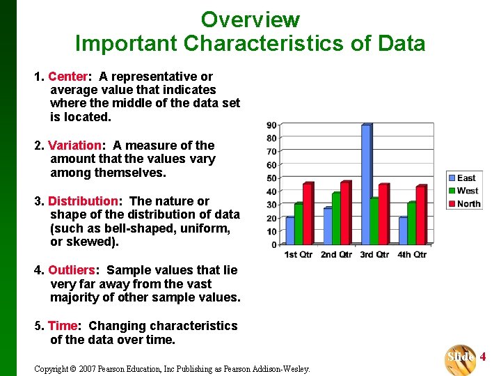 Lecture Slides Essentials of Statistics 4 th Edition