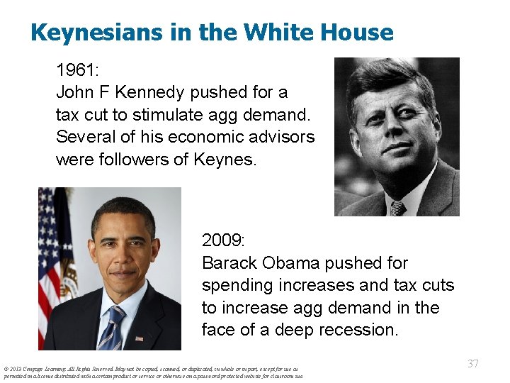 Keynesians in the White House 1961: John F Kennedy pushed for a tax cut