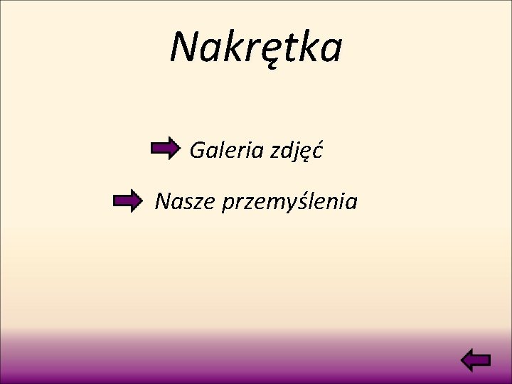 Nakrętka Galeria zdjęć Nasze przemyślenia 