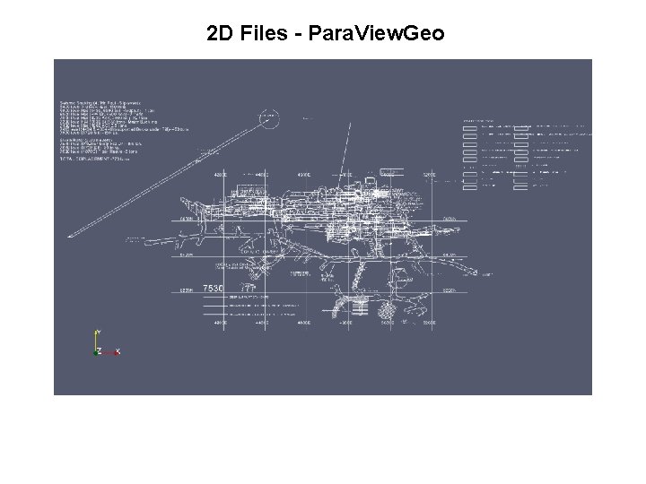 2 D Files - Para. View. Geo 