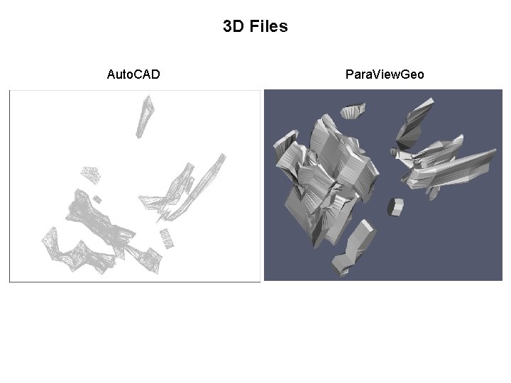 3 D Files Auto. CAD Para. View. Geo 