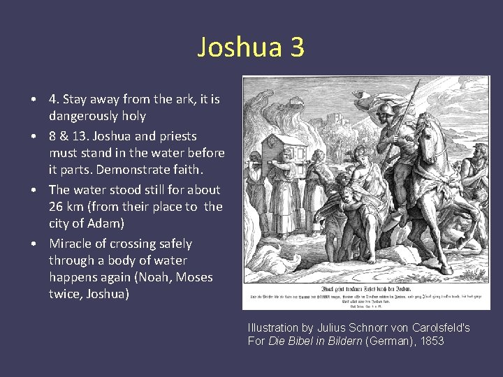 Joshua 3 • 4. Stay away from the ark, it is dangerously holy •