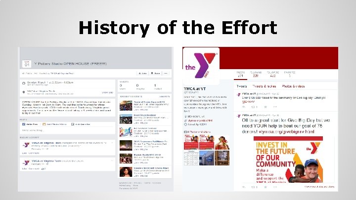 History of the Effort 