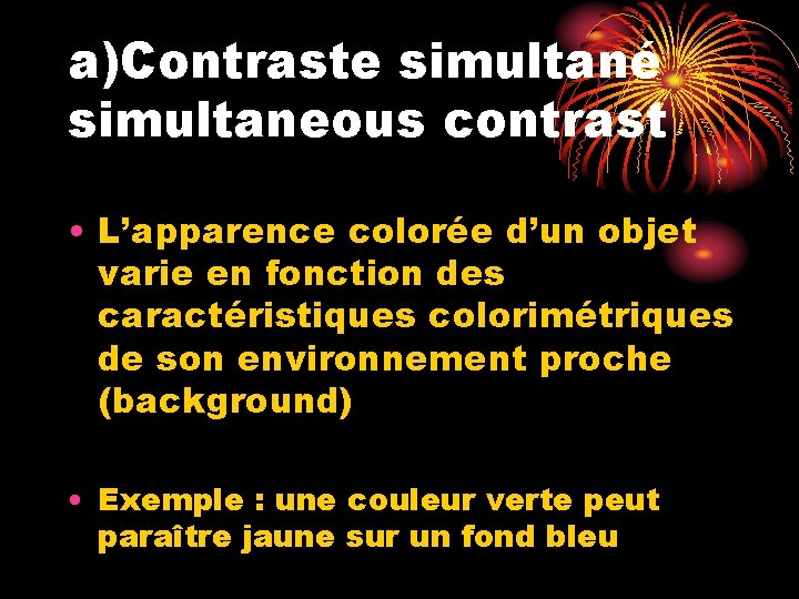 Les phnomnes de lapparence couleur Christine FernandezMaloigne Equipe
