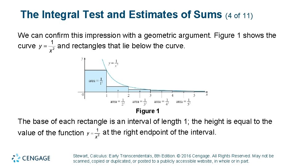 The Integral Test and Estimates of Sums (4 of 11) We can confirm this