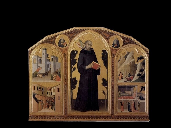 Simone Martini, oltář blahoslaveného Agostina Novella, Pinacoteca Nazionale, Siena, 1320 -1330 