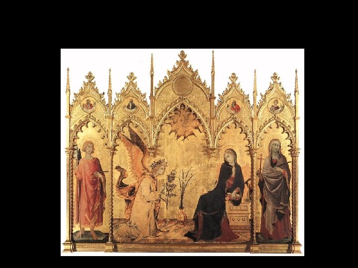 Simone Martini (1280 -1344) „Oltář sv. Anunziana, Siena domské muzeum, 1330 -1340 